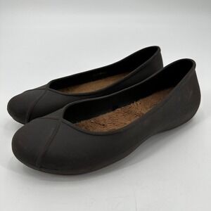 Crocs Women's Kadee II Lined Faux Fur Lined Ballet Flats Brown Size‎ 7